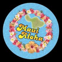 Maui Aloha stickers