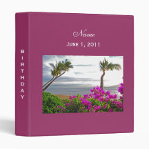 Maui Beach Birthday Binder