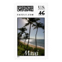 Maui Beach Postage Stamp