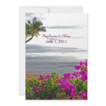 Maui Beach Wedding Invitation