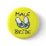 Maui Bride Wedding Favors buttons