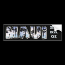 Maui bumper stickers