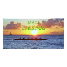 "MAUI CHRISTMAS"  PHOTO CARD
