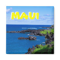 Maui Coastline - Hawaii Refrigerator Magnets