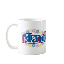 Maui flowers coffee mug
