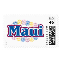Maui flowers stamp