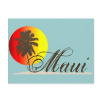 Maui Hawaii Souvenir Postcard