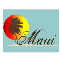 Maui Hawaii Souvenir Postcard