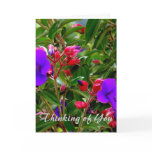 Maui Hawaii Tropical Flowers, Thinking of You Greeting Card