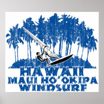 Maui Ho'okipa windsurfing Print