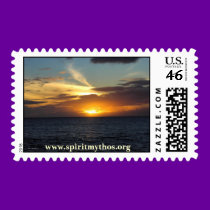 Maui Sunset postage by Maia Maui Sunset postage