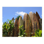 Maui Surfboard fence Postcard