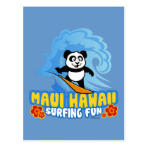 Maui Surfing Panda postcards