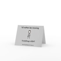 Maureen Note Card by rentheadperson Maureen Note Card