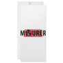 Maurer text icon rack card template