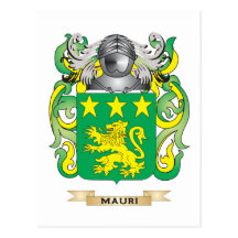 Mauri Coat of Arms (Family Crest) Post Cards