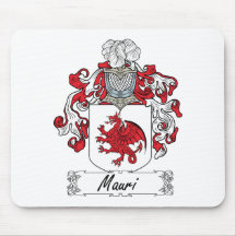 Mauri Family Crest Mouse Pad