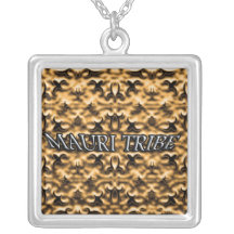 Mauri Tribe Gold Personalized Necklace
