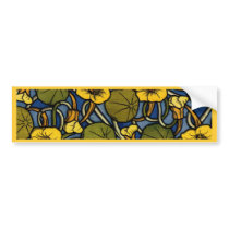 Maurice Pillard ( dit Verneuil ) Floral Art Nouvea bumper stickers