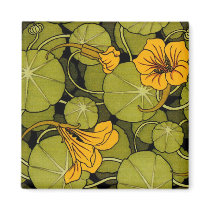 Maurice Pillard ( dit Verneuil ) Floral Art Nouvea Magnet