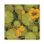 Maurice Pillard ( dit Verneuil ) Floral Art Nouvea Magnet