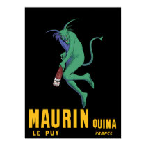Maurin Quina Absinthe French Advertising Poster posters