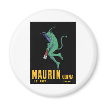 Maurin Quina - Cappiello 1906 - Absinthe Apertif Refrigerator Magnet