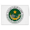 Mauritania Coat of Arms Greeting Card