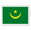 Mauritania Flag Greeting Card