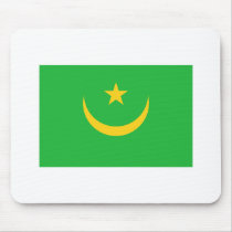 Mauritania FLAG International mousepads by flagshirt Mauritania FLAG International mousepads