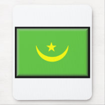 Mauritania Flag mousepads by jacinto888 Mauritania Flag mousepads