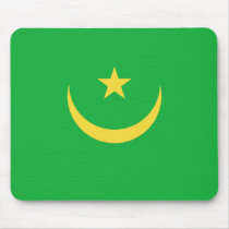Mauritania Flag Mousepad by FlagAndMap Mauritania Flag Mousepad