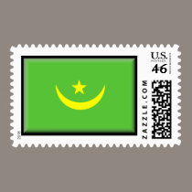 Mauritania Flag stamps