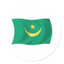 Mauritania Flag Sticker
