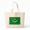 Mauritania Flag Tote Bag