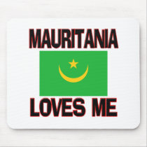Mauritania Loves Me mousepads by flagshirt Mauritania Loves Me mousepads