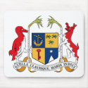Mauritius Coat of Arms Mousepad