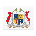 Mauritius Coat of Arms Postcard