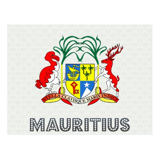 Mauritius Coat of Arms Postcard | Zazzle