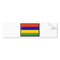 Mauritius Flag Bumper Stickers