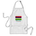 Mauritius Flag Design aprons by flagshirt Mauritius Flag Design aprons