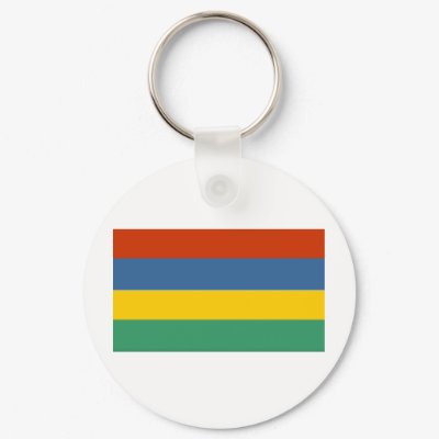 Mauritius Flag Keychains by CulturalPerspective3