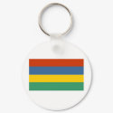 Mauritius Flag keychains by CulturalPerspective3 Mauritius Flag keychains