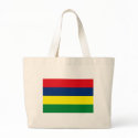 Mauritius Flag Tote Bag by FlagTshirts Mauritius Flag Tote Bag