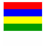 Mauritius Flag Shirt
