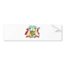 Mauritius Official Coat Of Arms Heraldry Symbol Bumper Stickers