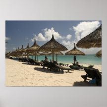 Mauritius, Poste de Flacq. Beach scene at the Poster