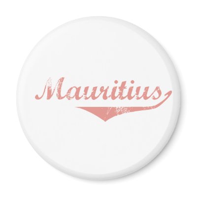 Mauritius Revolution Style Fridge Magnet by repofcountries