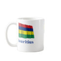Mauritius Waving Flag with Name mugs by Vexillophile Mauritius Waving Flag with Name mugs