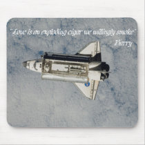 MAUS Pad, "Love is an exploding cigar we...smoke" Mouse Pad